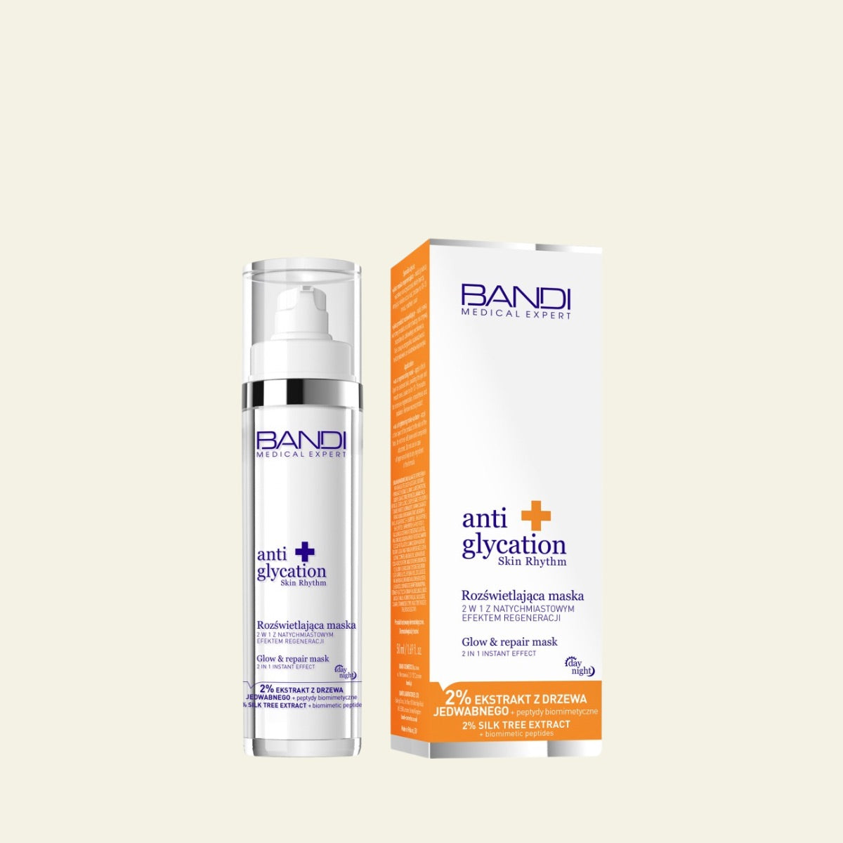 BANDI ANTI GLYCINATION Glow & Repair Mask 2 in 1 Instant Effect