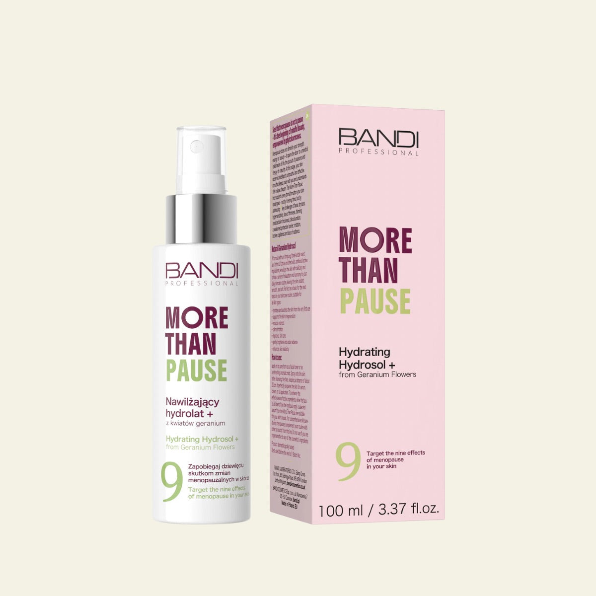 BANDI MORE THAN PAUSE Moisturizing Geranium Flower Hydrolate