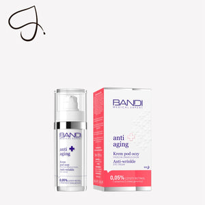 BANDI anti-aging skincare product with packaging on a white background
