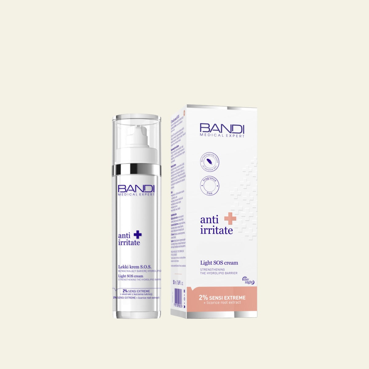 BANDI SOS LIGHT Cream Strengthening The Hydrolipid Barrier