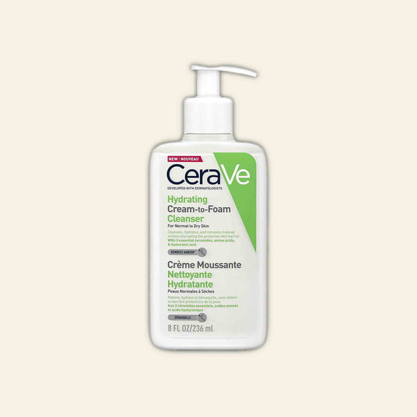 CeraVe Hydrating Cream-To-Foam Cleanser 236ML