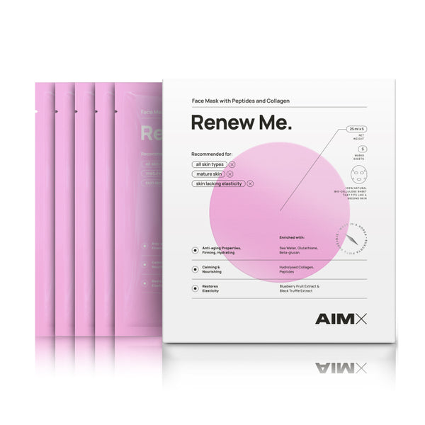 AIMX "Renew Me" Sheet Mask With Peptides and Collagen