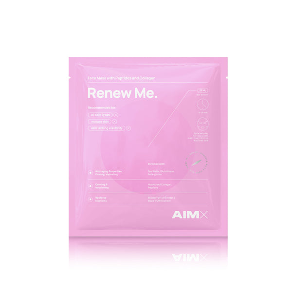 AIMX "Renew Me" Sheet Mask With Peptides and Collagen