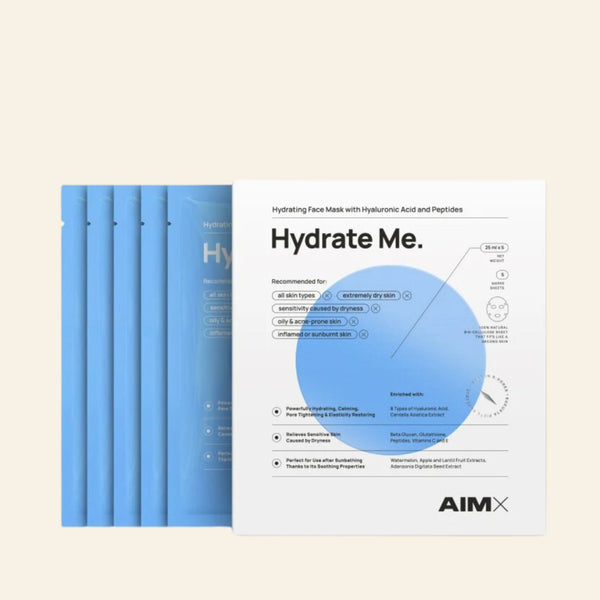 AIMX "Hydrate Me" Moisturising Sheet Mask With Peptides